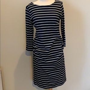 H&M Dresses - Navy Blue & White stripe maternity dress So comfy! H&M Dresses - Navy Blue & White stripe maternity dress So comfy!